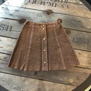 Vintage Blue Asphalt Mini Skirt